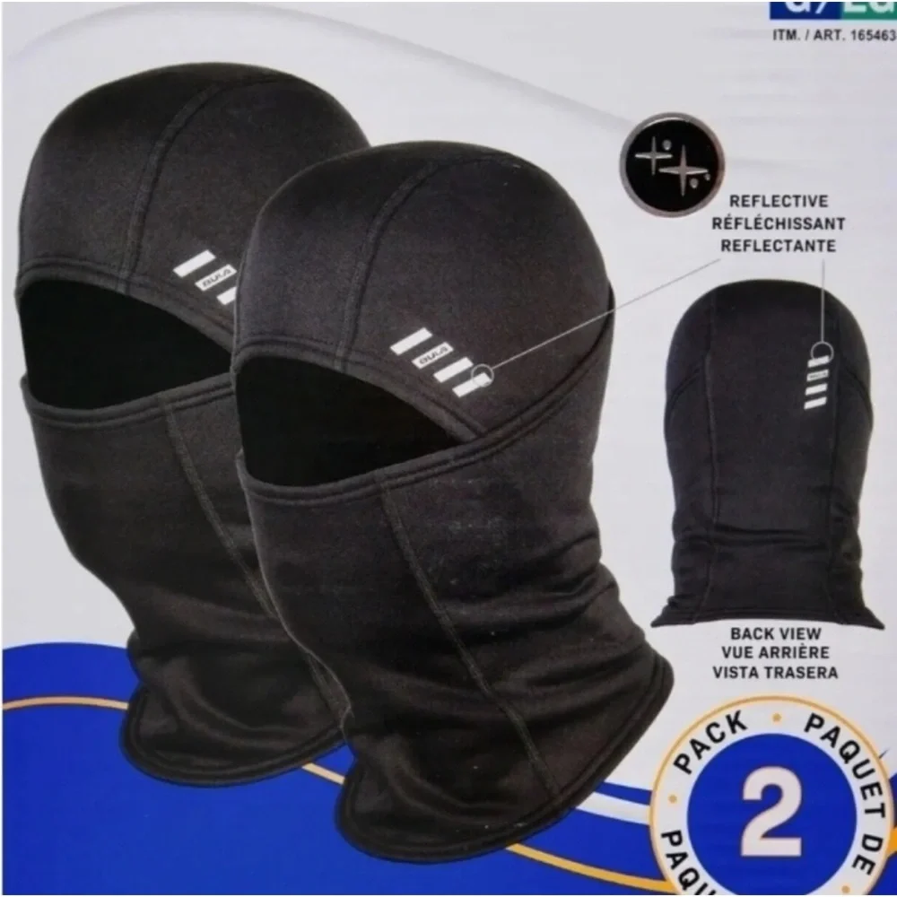 BULA Covertible Balaclava Ski Mask Winter Face Cover Unisex Small/Medium, 2 Pack